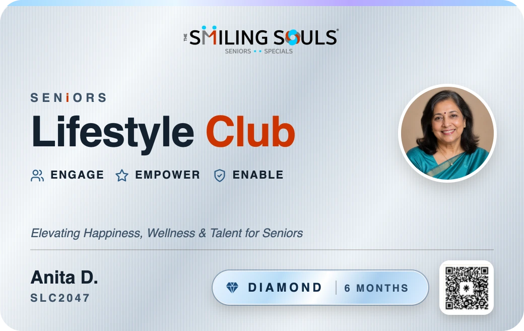 Seniors Lifestyle Club Diamond membership card