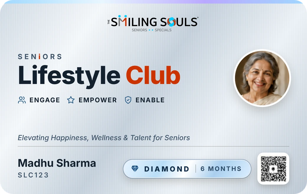 Seniors Lifestyle Club Diamond membership card